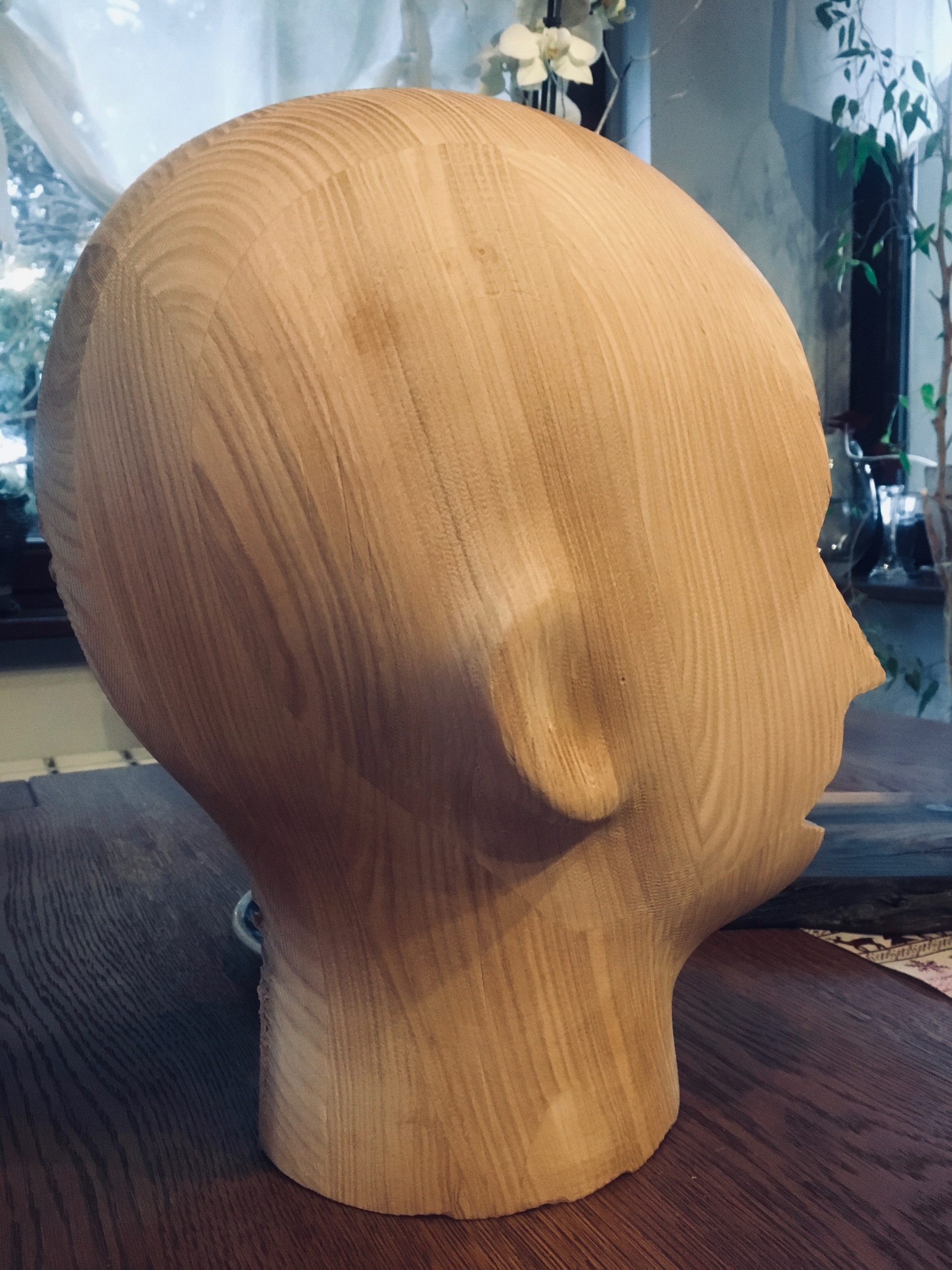 Detal drewniany – Maszkaron