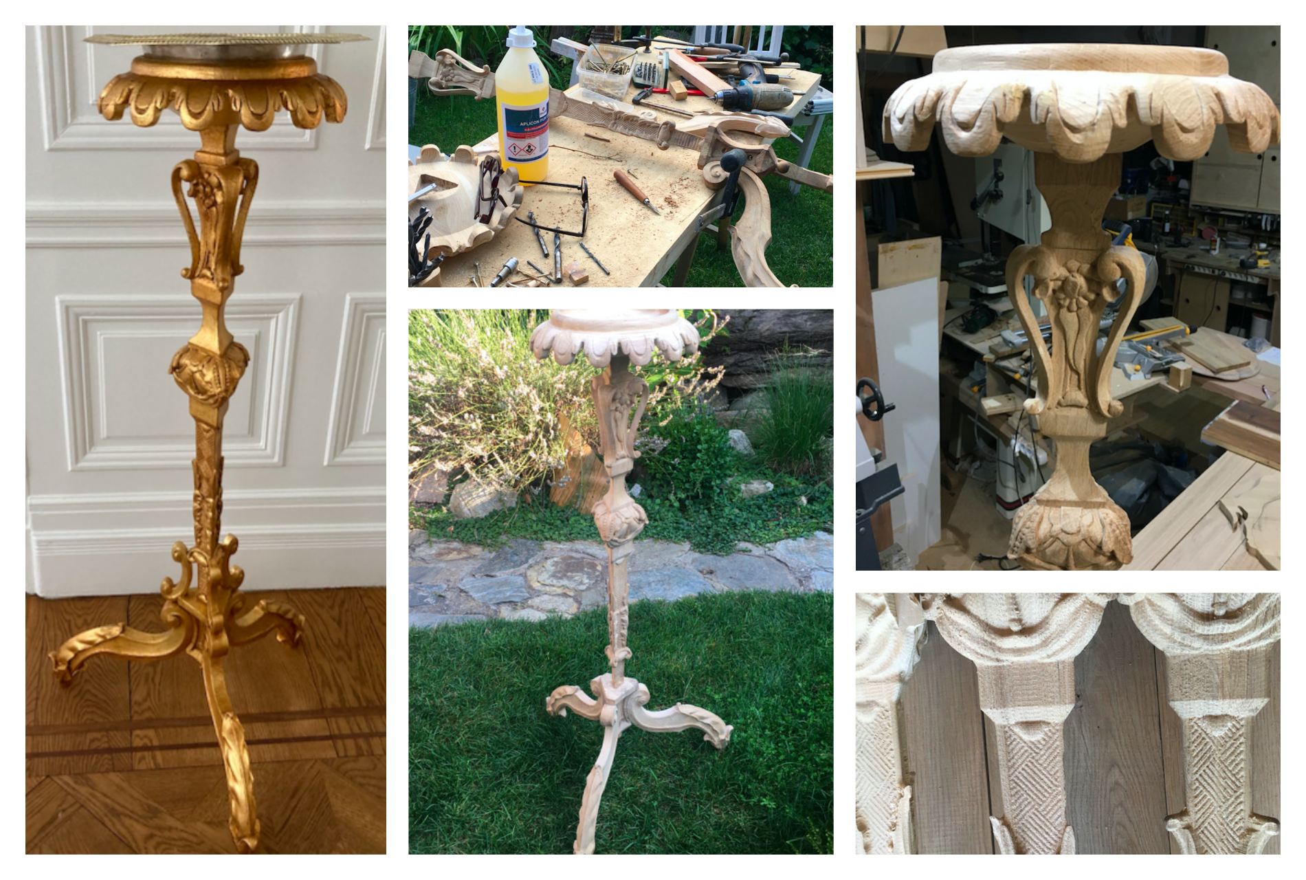 Kopia złoconej chrzcielnicy – Sztokholm